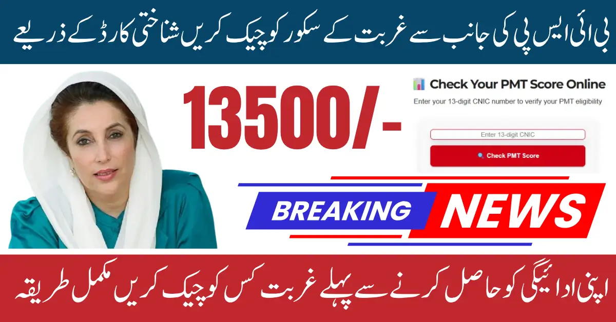 Check PMT Score on 8171 Web Portal For 13500 Payment Step-by-Step Full Guide 2025
